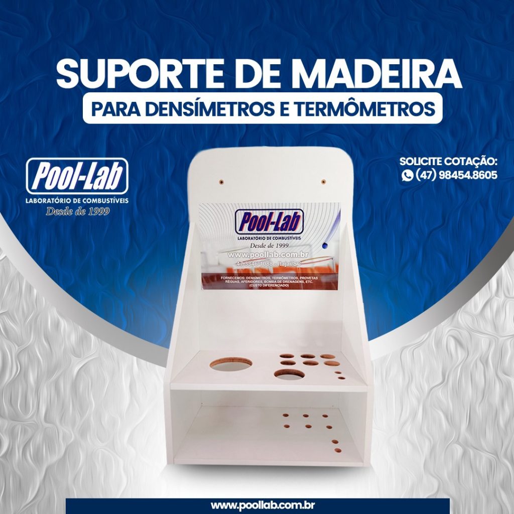 Suporte de Madeira para Densímetro